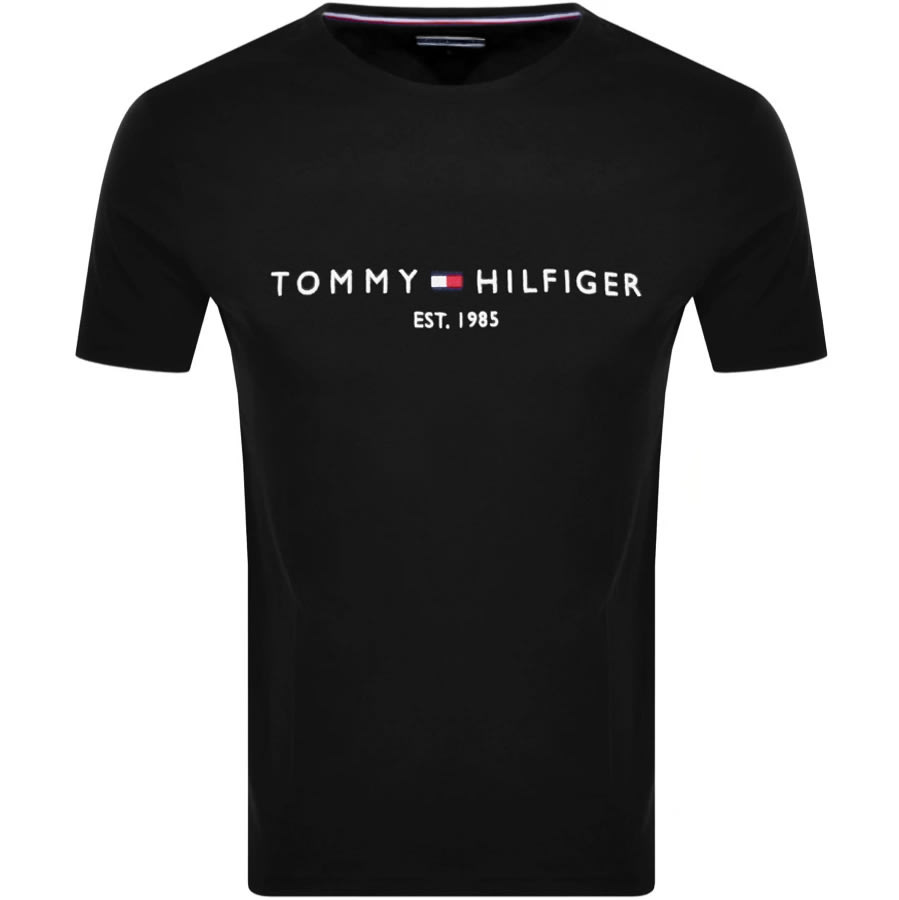 Alternative Image for ProductTommy Hilfiger Logo T Shirt Black1
